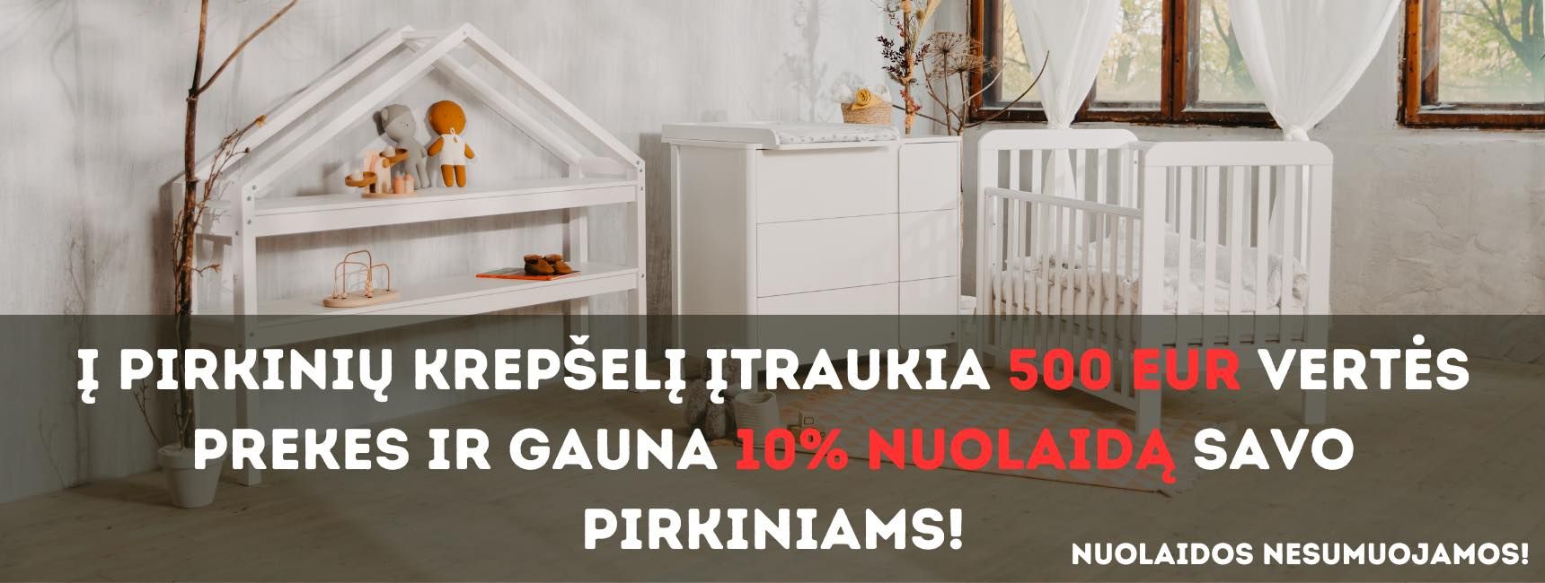 10% no 500 EUR	