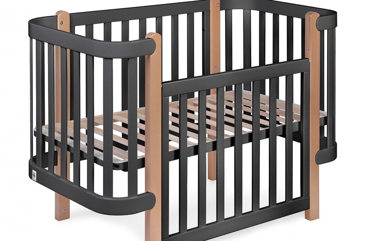  YappyÉtude baby cot, ANTHRACITE
