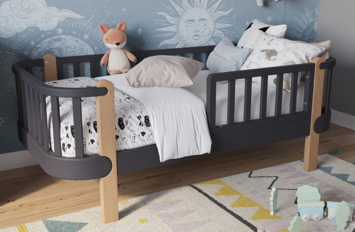  YappyÉtude toddler bed, ANTHRACITE