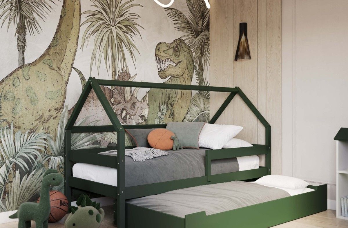  YappySole łóżko domek, GREEN Limited