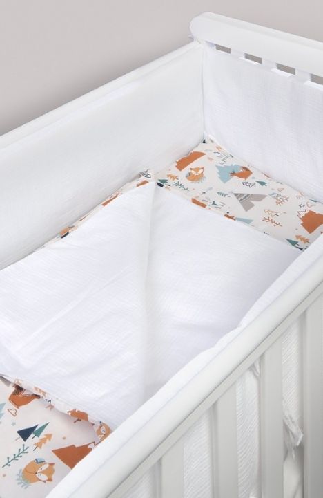 YappyHygge White gultas veļa 100x130 / 38x55 cm